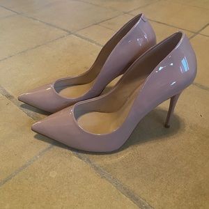 Steve Madden Nude Patent Heels